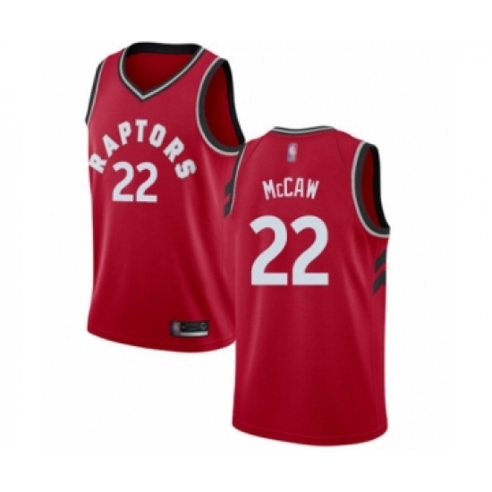 Youth Toronto Raptors 22 Patrick McCaw Swingman Red Basketball Jersey - Icon Edition