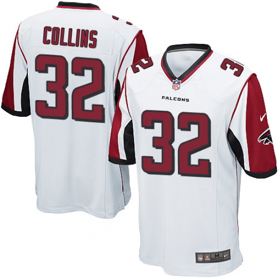Men's Nike Atlanta Falcons 32 Jalen Collins Game White NFL Jersey