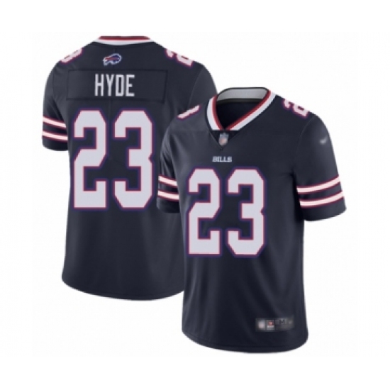 Youth Buffalo Bills 23 Micah Hyde Limited Navy Blue Inverted Legend Football Jersey