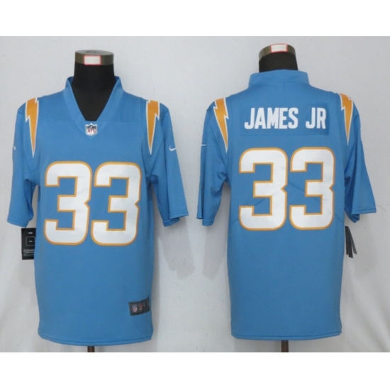 Nike NFL Los Angeles Chargers 33 Derwin James jr Powder Blue 2020 Vapor Limited Jersey