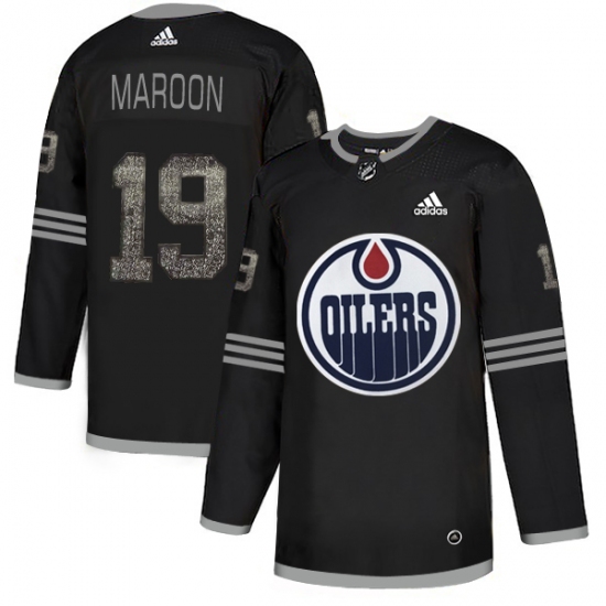 Men's Adidas Edmonton Oilers 19 Patrick Maroon Black Authentic Classic Stitched NHL Jersey