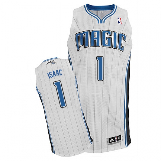 Men's Adidas Orlando Magic 1 Jonathan Isaac Authentic White Home NBA Jersey