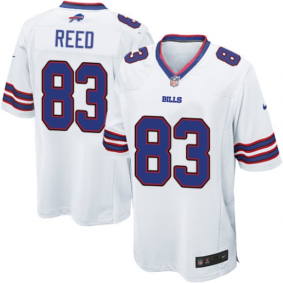 Men's Nike Buffalo Bills 83 Andre Reed Game White NFL Jersey