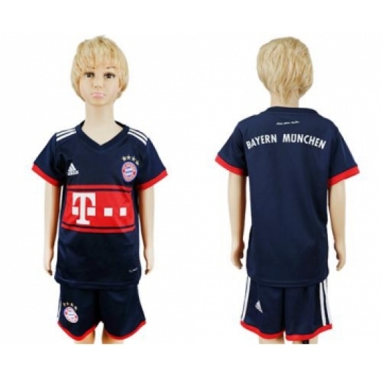 Bayern Munchen Blank Away Kid Soccer Club Jersey