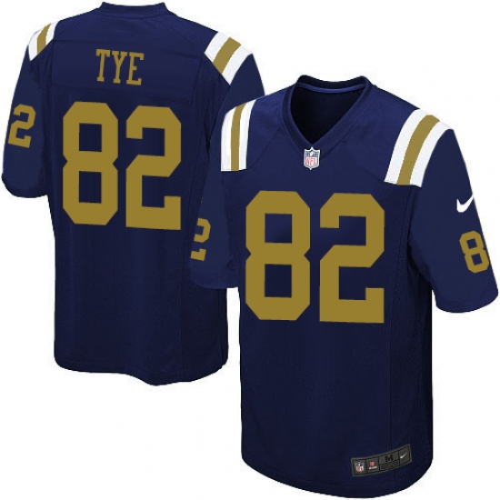 Youth Nike New York Jets 82 Will Tye Limited Navy Blue Alternate NFL Jersey