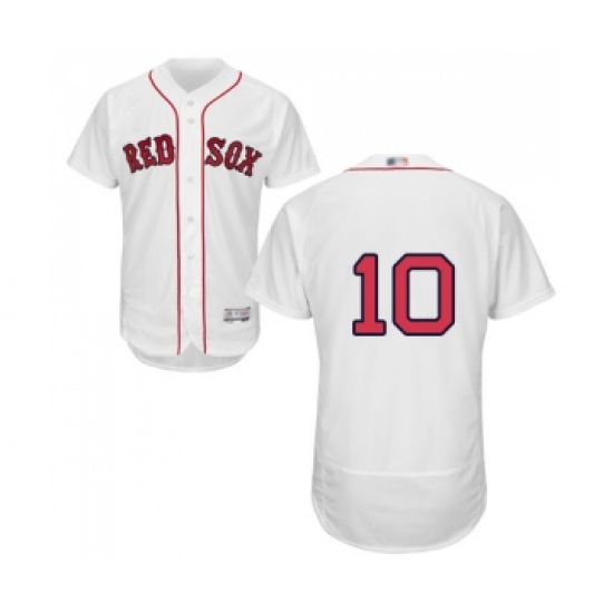 Men's Boston Red Sox 10 David Price White Home Flex Base Authentic Collection Baseball Jersey