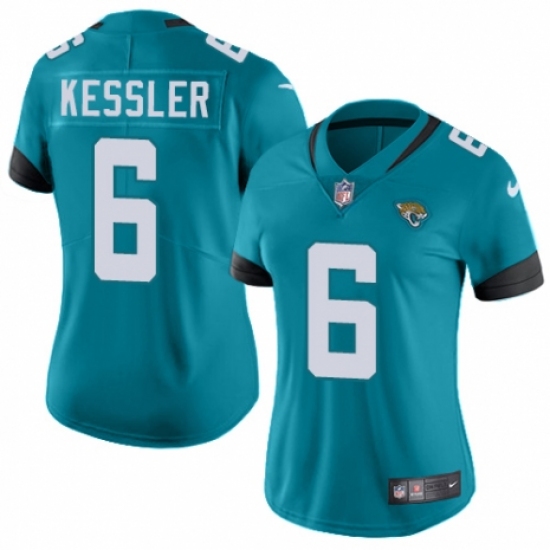 Women's Nike Jacksonville Jaguars 6 Cody Kessler Black Alternate Vapor Untouchable Elite Player NFL Jersey