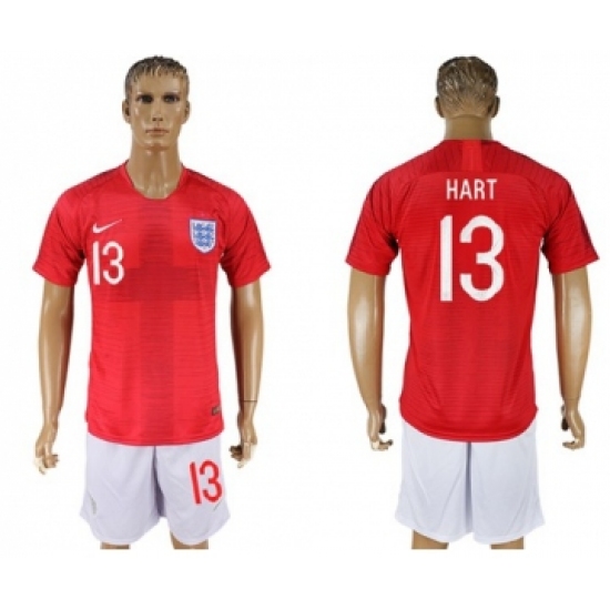England 13 Hart Away Soccer Country Jersey