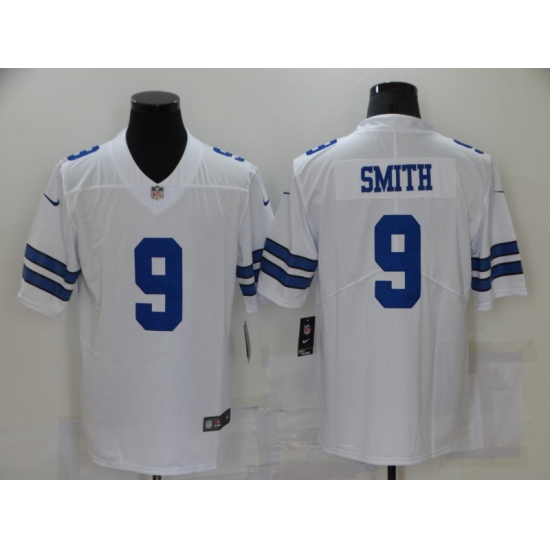 Men's Dallas Cowboys 9 Jaylon Smith White Nike Limited Jersey