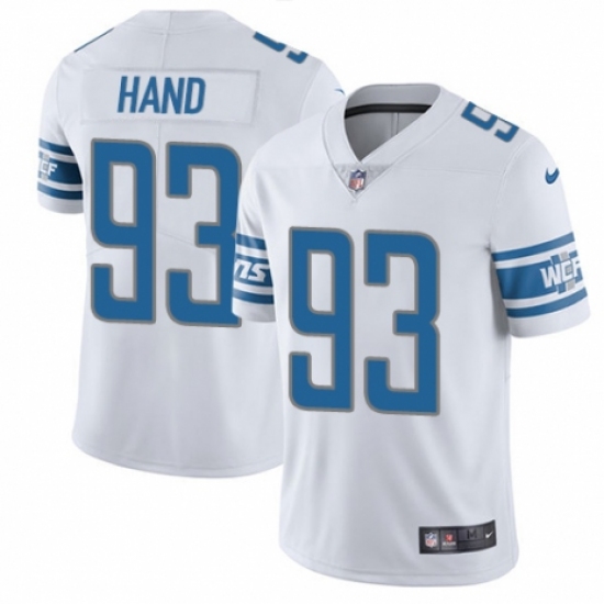 Youth Nike Detroit Lions 93 Da'Shawn Hand White Vapor Untouchable Limited Player NFL Jersey
