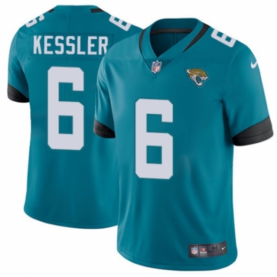 Men's Nike Jacksonville Jaguars 6 Cody Kessler Black Alternate Vapor Untouchable Limited Player NFL Jersey