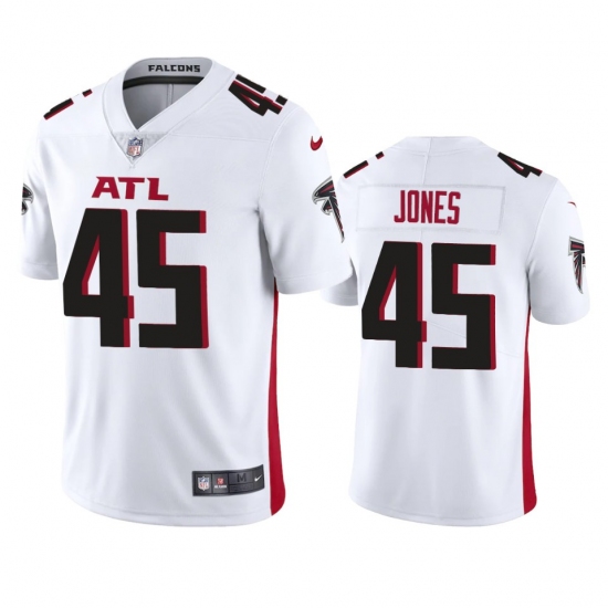Nike Atlanta Falcons 45 Deion Jones Men's White 2020 Vapor Untouchable Limited NFL Jersey