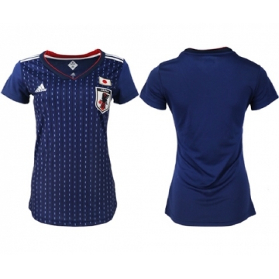 Women's Japan Blank Home Soccer Country Jersey