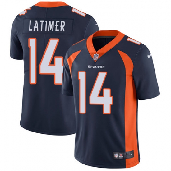 Youth Nike Denver Broncos 14 Cody Latimer Elite Navy Blue Alternate NFL Jersey