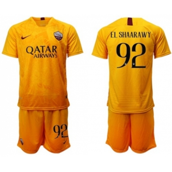 Roma 92 El Shaarawy Third Soccer Club Jersey