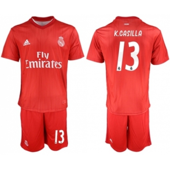 Real Madrid 13 K.Casilla Third Soccer Club Jersey