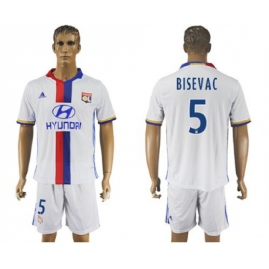 Lyon 5 Bisevac Home Soccer Club Jersey