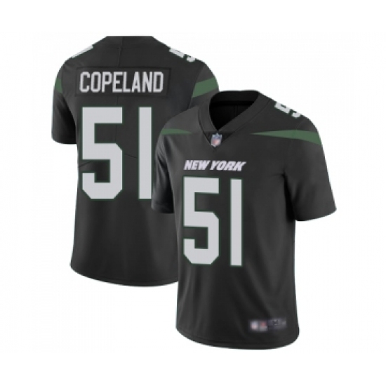 Men's New York Jets 51 Brandon Copeland Black Alternate Vapor Untouchable Limited Player Football Jersey