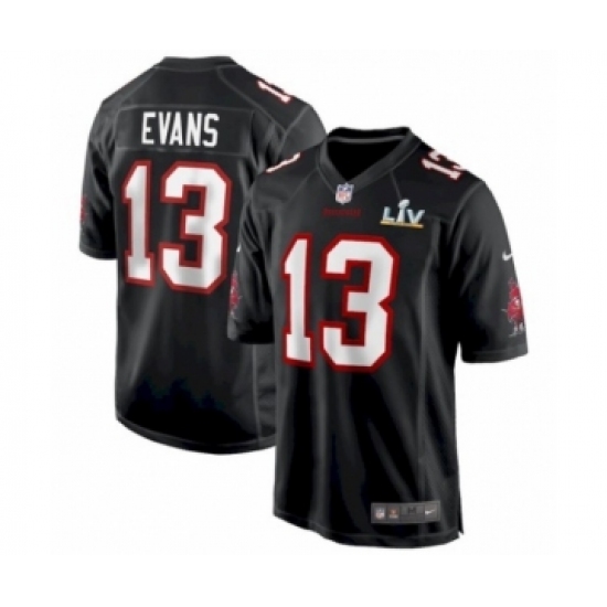Youth Tampa Bay Buccaneers 13 Mike Evans Black game Super Bowl LV Jersey
