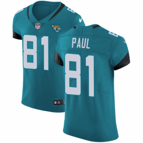 Men's Nike Jacksonville Jaguars 81 Niles Paul Black Alternate Vapor Untouchable Elite Player NFL Jersey