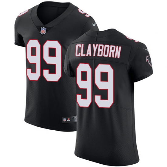 Men's Nike Atlanta Falcons 99 Adrian Clayborn Black Alternate Vapor Untouchable Elite Player NFL Jersey