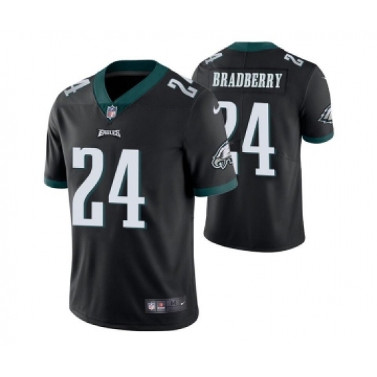 Men's Philadelphia Eagles 24 James Bradberry Black Vapor Untouchable Limited Stitched Jersey
