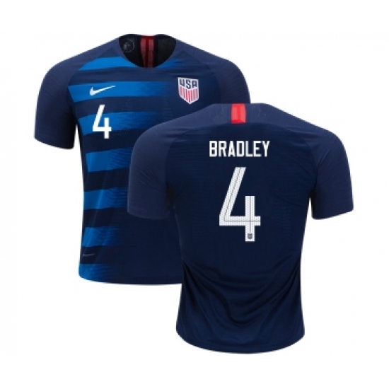 USA 4 Bradley Away Kid Soccer Country Jersey