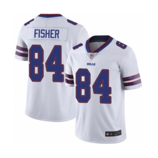 Men's Buffalo Bills 84 Jake Fisher White Vapor Untouchable Limited Player Football Jersey