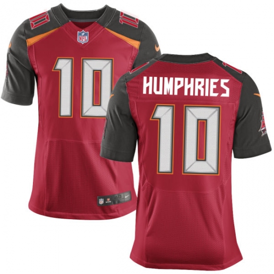 Men's Nike Tampa Bay Buccaneers 10 Adam Humphries Elite Red Team Color NFL Jersey