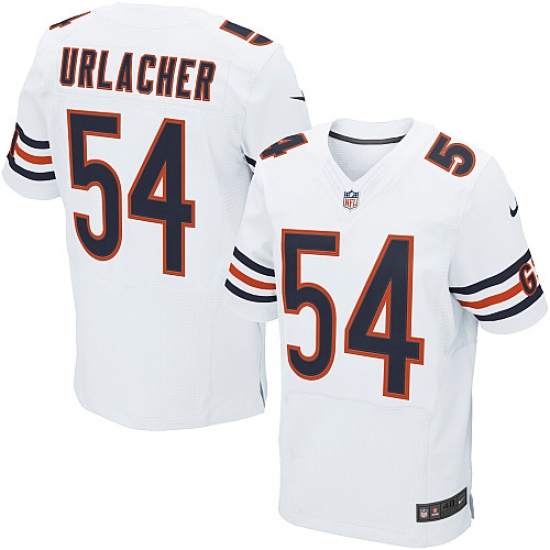 Men's Nike Chicago Bears 54 Brian Urlacher Elite White NFL Jersey