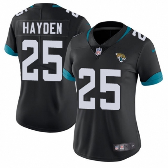 Women's Nike Jacksonville Jaguars 25 D.J. Hayden Teal Green Team Color Vapor Untouchable Limited Player NFL Jersey