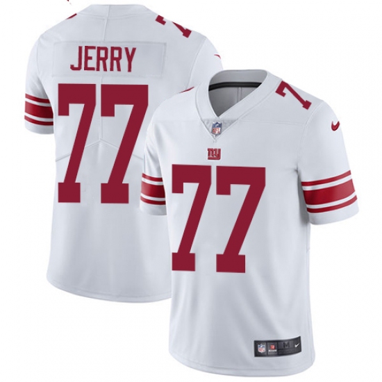 Youth Nike New York Giants 77 John Jerry White Vapor Untouchable Limited Player NFL Jersey