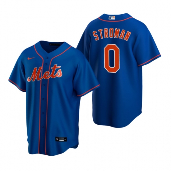 Men's Nike New York Mets 0 Marcus Stroman Royal Alternate Stitched Baseball Jersey