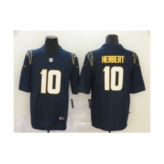 Los Angeles Chargers 10 Justin Herbert Navy 2020 NFL Draft Vapor Limited Jersey