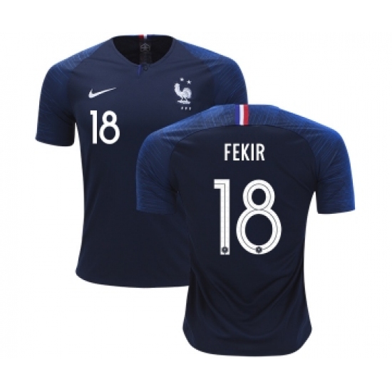 France 18 Fekir Home Soccer Country Jersey