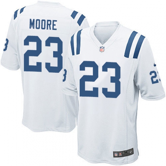 Men's Nike Indianapolis Colts 23 Kenny Moore Game White NFL Jersey