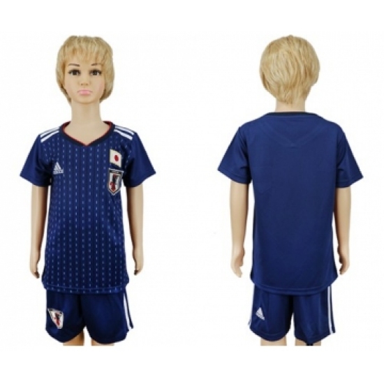 Japan Blank Home Kid Soccer Country Jersey