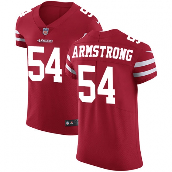 Men's Nike San Francisco 49ers 54 Ray-Ray Armstrong Red Team Color Vapor Untouchable Elite Player NFL Jersey