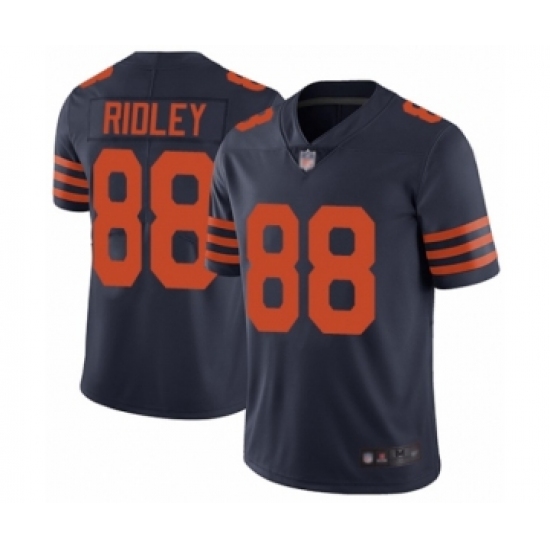 Men's Chicago Bears 88 Riley Ridley Limited Navy Blue Rush Vapor Untouchable Football Jersey
