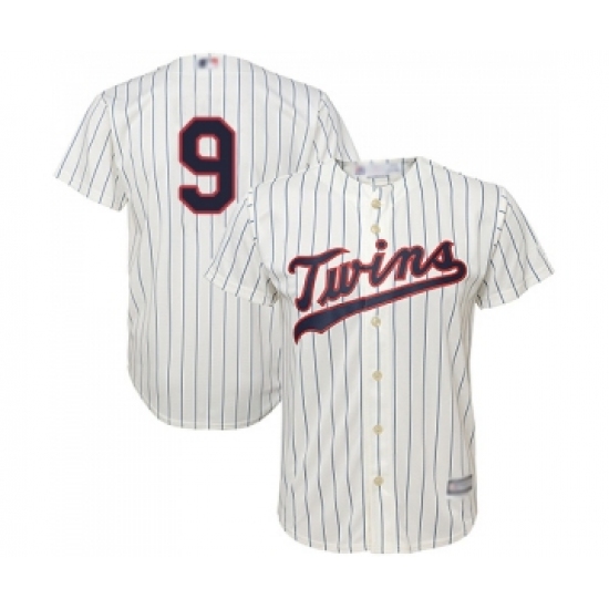 Men's Minnesota Twins 9 Marwin Gonzalez Replica Cream Alternate Cool Base Baseball Jersey