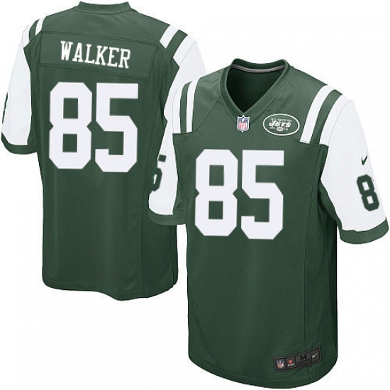 Men's Nike New York Jets 85 Wesley Walker Game Green Team Color NFL Jersey