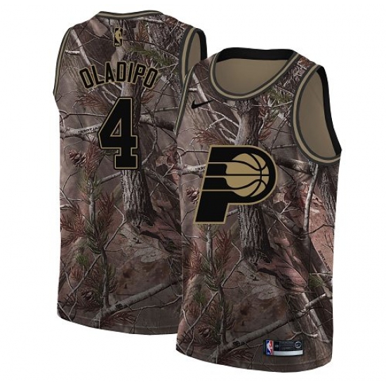 Youth Nike Indiana Pacers 4 Victor Oladipo Swingman Camo Realtree Collection NBA Jersey