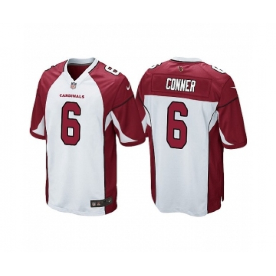Men's Arizona Cardinals 6 James Conner Game White Nike Jersey