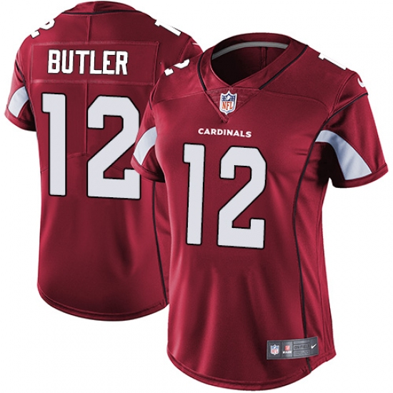 Women's Nike Arizona Cardinals 12 Brice Butler Red Team Color Vapor Untouchable Limited Player NFL Jersey