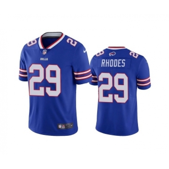Men's Buffalo Bills 29 Xavier Rhodes Blue Vapor Untouchable Limited Stitched Jersey