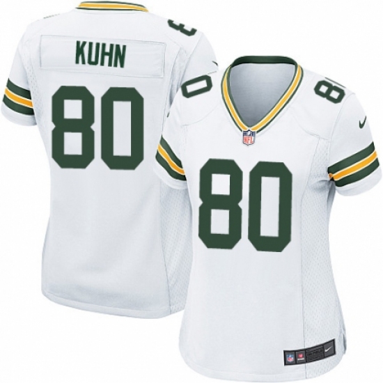 Women's Nike Green Bay Packers 80 Jimmy Graham Game White NFL Jersey