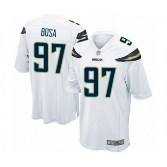 Men's Los Angeles Chargers 97 Joey Bosa Game White Football Jersey