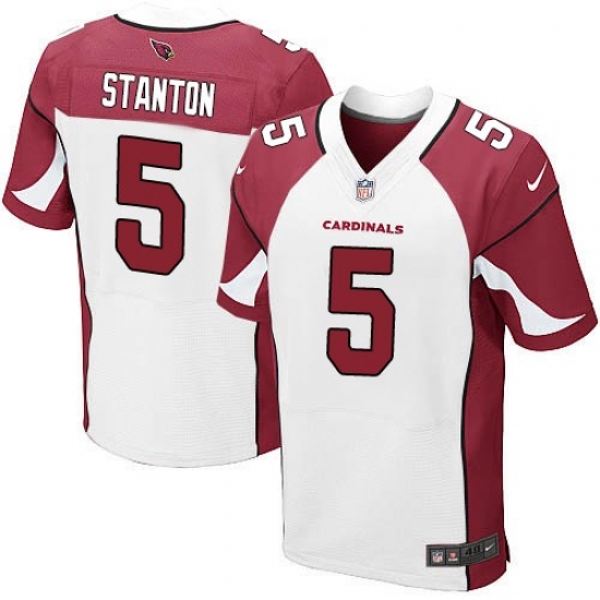 Men's Nike Arizona Cardinals 5 Drew Stanton Elite White NFL Jersey