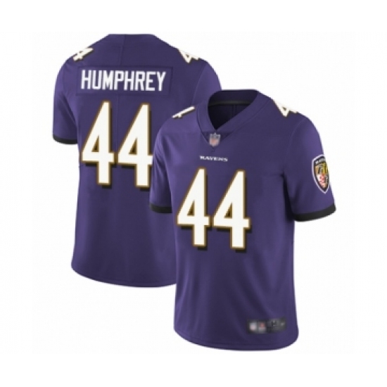 Youth Baltimore Ravens 44 Marlon Humphrey Purple Team Color Vapor Untouchable Limited Player Football Jersey