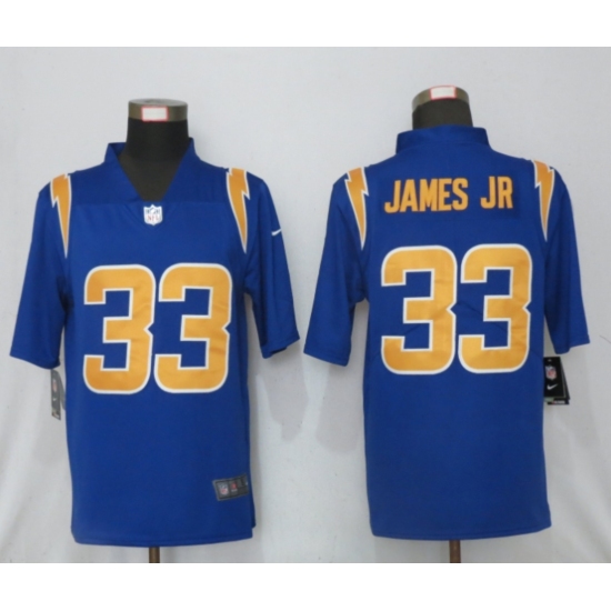Nike NFL Los Angeles Chargers 33 Derwin James jr Blue 2020 Vapor Limited Jersey